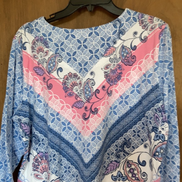 Alfred Dunner print embellished top PL - Picture 16 of 17